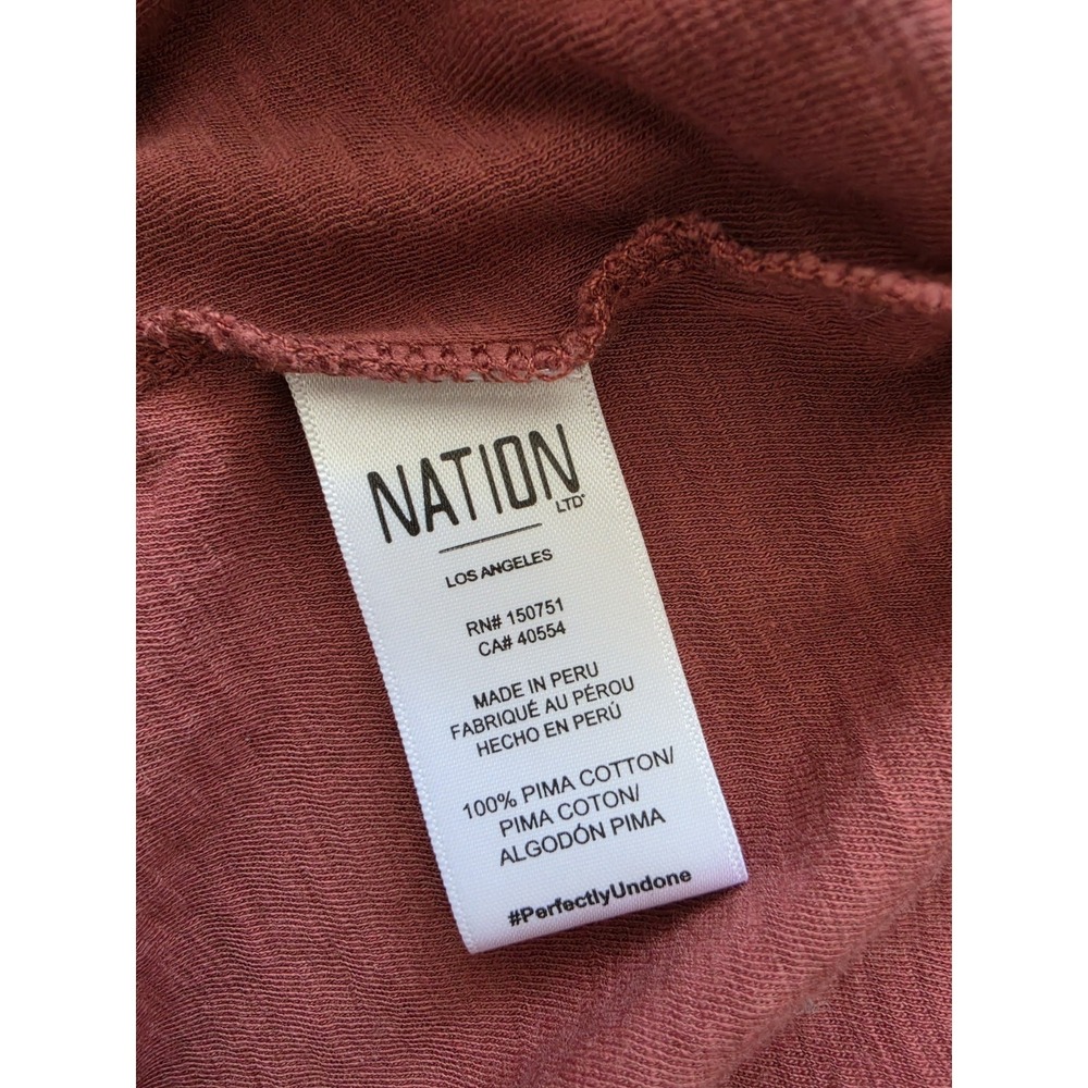 Anthropologie NATION LTD 5167RS Drop Waist Tiered Mini Dress Women's Small - Picture 6 of 11